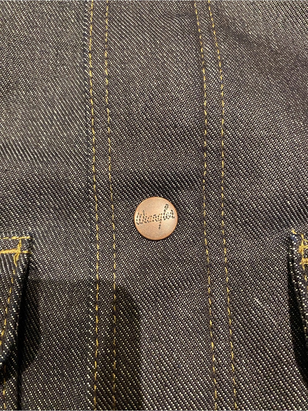 Filson Wool Lined Indigo Denim Work Jacket with Corduroy Collar - Picture 10 of 16